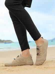 Unisex Water Shoes, Suitable For Couples Beach Resort Camping Party, Women's Summer Aqua Shoes For Wading,Water Park, Anti-Slip Lightweight Swimming Shoes, Soft Non-Slip Summer Ladies Shoes - Khaki Brown - View 5