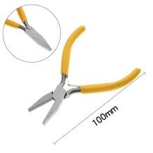 Stainless Steel Yellow Pliers, Mini Crimping Pliers, DIY Craft Tools, Wire Cutters, Jewelry Making Supplies
