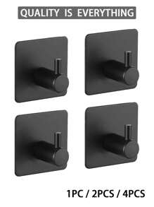Gancio adesivo impermeabile in acciaio inossidabile resistente, gancio da parete per doccia, gancio adesivo per asciugamani da bagno e cucina. Gancio adesivo molto resistente, gancio in acciaio inossidabile impermeabile per appendere cappotti, cappelli, asciugamani, accappatoi - per bagno e camera da letto