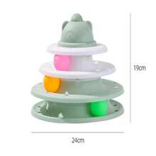 New Cat Head Cat Turntable Cat Self Hi Track Play Plate Interactive Educational Cat Toy Pet Supplies