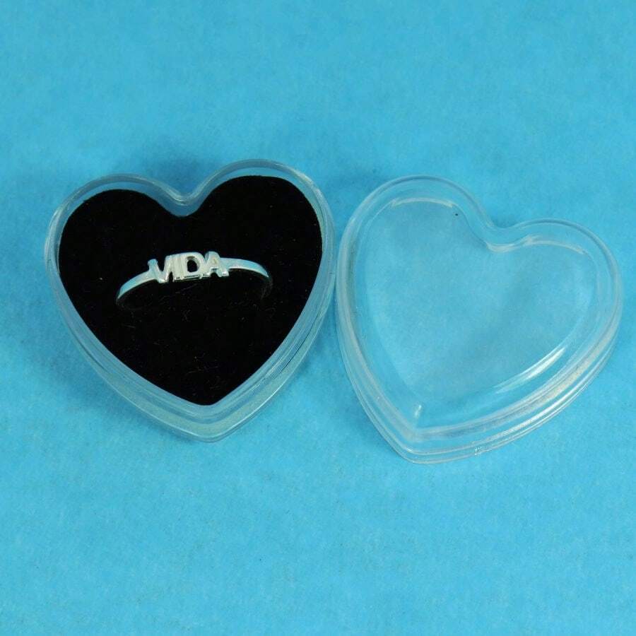 Ring Alliance Trimmer Genuine Silver Written Life - 銀色 - 查看 1