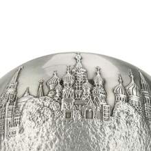 Portable Travel Car Ashtray Round Ball Stamped Pattern Gift Home Decoration