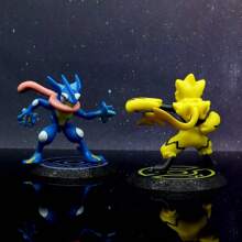 pokemon 1 Stück Pokémon Pikachu Action Figur Serie, Pikachu Puppe Figur, süße Taschenmonster Action Figur, Sammlerstück Dekoration Geschenk, zufälliger Stil