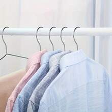 20pcs Stainless Steel Hangers Heavy Duty Polished Surface Space Saving Metal Organizer Hangers For Efficient Closet Storage Durable And Stylish Design Great For Home And Dorm Use Notched Shoulder Hangers Sturdy Hangers Dorm Essentials