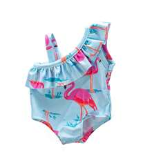 Ropa para muñeca reborn de 16-18 pulgadas, mono de una sola manga con estampado de flamencos azules para accesorios de muñeca