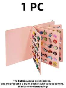 1/2 Pcs Felt Shoe Flower Storage Booklet Charm Organizer Shoe Display Decor Holder Booklet Household Clog Organization - Multicolor - View 14