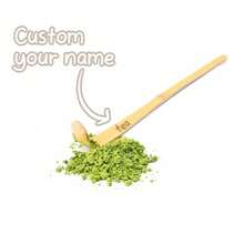 [Custom]1Pc Airlove Bamboo Matcha Scoop Japanese Chashaku Hooked Green Tea Spoon For Tea Ceremony 18cm, Tea Scoops, Coffee, Tea And Espresso, Thanksgiving Day Gift, Harvest Festival, Family Dinner