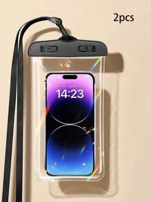 4 pezzi/2 pezzi/1 pezzo Borsa impermeabile universale IPX8, custodia impermeabile per telefono con airbag, custodia impermeabile per telefono per nuoto sott'acqua, custodia impermeabile per telefono da spiaggia, accessori per telefono cellulare, accessori per telefono cellulare, accessori per aeromobili, accessori per viaggi internazionali, accessori per il campeggio estivo, accessori high-tech, borsa per telefono cellulare da palestra