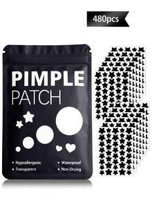 352 szt. plastrów w kształcie gwiazdek, okrągłe plastry, osłona twarzy - bezzapachowe, parabenowe - unisex dla dorosłych, kompatybilne ze wszystkimi typami skóry, bez zapachu, bez alkoholu, bez składników, delikatne i niedrażniące, stosowane do dekoracji twarzy, zakrywające trądzik i niedoskonałości za pomocą uroczych naklejek, zabawne naklejki z kreskówek, wodoodporne i odporne na pot mini naklejki, odpowiednie na imprezy, do biur i inne okazje z uroczymi naklejkami