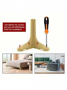 4pcs DIY Replacement Sofa Feet Metal Legs For Furniture Modern Triangle Feet Cabinet Couch Chair Heavy Duty Cabinet Couch Legs