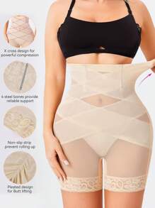 Kumayes Short taille haute pour femme, couleur unie, simple et élégant, en tissu doux et respirant, doux pour la peau, contrôle du ventre, cintrage de la taille, rehaussement des hanches, pour un usage quotidien