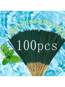 22cm/8.66 pulgadas, Paquete de 20/30/50/70/100/160 piezas de Varillas de incienso con aroma a menta, varillas de incienso fragantes talla grande vendidas con aroma fresco, adecuadas para aromaterapia, yoga, fragancia para el hogar y la oficina, ambientador de interiores, eliminación de olores