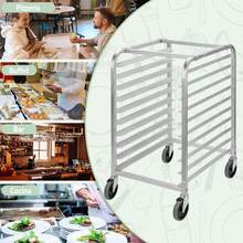 Food Service Carts & Trolleys - Silver - View 5
