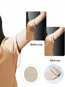 1pair Washable Underarm Sweat Pads For Women And Men, Armpit Sweat Absorbing Guards, Dress Sweat Perspiration Pads,Waterproof Absorbent Pad For Underarm And Shoulder, Sweat-Proof And Quick-Drying Body Care For Travel,Sport,Outdoor Christmas For Holiday Gift Giving, Back To School Supplies