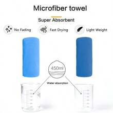 1 pieza Toalla deportiva para exteriores de secado rápido y absorbente, toalla de microfibra para la playa, toalla de viaje compacta y suave, toalla ligera para adultos, toalla deportiva absorbente de sudor, toalla de yoga, toalla de fitness, toalla absorbente de sudor para viajes, yoga, playa, baño, natación, senderismo, escalada, fitness, mochilero, picnics, piscinas, campamento, elementos esenciales de playa u otros deportes