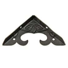 8pcs Vintage-Look Corner Protectors Wood Trim Box Edge Decor Metal Corners