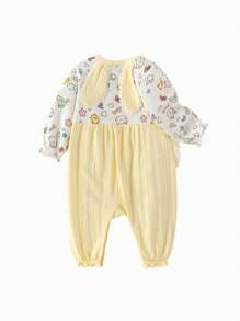 Balabala Neugeborenen Baby-Romper - 2025 süßer Langarm-Babybody