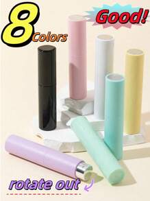 1/2/3/8pcs 10ml High-End Rotary Spray Glass Perfume/Facial Mist Refillable Bottle, Ultra-Fine Mist, Portable Travel Essentials Travel School School Supplies Holiday Camping Holiday Essentials Vacation Accessories Mini Perfume For Women Perfume For Men Beach