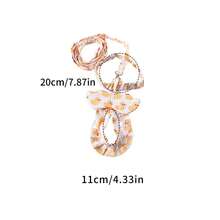 Duck Diapers Washable Nappy Adjustable Pet Bowknot Clothes With Elastic Band Hen Vest Chicken Physiological Pants Goose Flight Suits Farm Chicken Duck Vest Hen Belt Pet Harness Matching Collars Bow Comfortable Leads Breathable Poultry Supplies - Multicolor - View 9