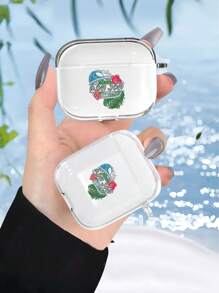 Creative Summer Pictures Patterns High Quality Shock Absorption Black Case Airpod Case 360 Degree Full Protection For AIRPODSPRO,AIRPODS3,AIRPODSPRO2,AIRPODS2,AIRPODS4.The Special Gift For Friend,Parents,Lover.