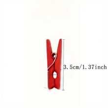 100 Pieces Of Wooden Clips - High-Quality Mixed Color Household Hangers, DIY Handicrafts, Photo And Memo Organization - Decorative Clips For Indoor And Outdoor Use, Creative Design, Composite Wooden Clothes Clips