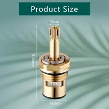 Ersatzpatrone für American Standard Armaturen, passend für Modelle 994053-0070a oder 994053-0070a/H, Material Messing, für Bad- und Küchen-Armaturen, Ersatz für 4-24 Stunden kaltes und heißes Wasser