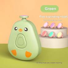 1 件 6 合 1 电动指甲钳，婴儿指甲护理套装（带磨床），防刮指甲修剪器套装