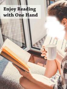 5-Piece Acrylic Thumb Book Holder, Book Page Holder, Thumb Press Bookmark, Reading Aid For Teachers Artistic Style Readers, Students, School Supplies, Back To School - Multicolor - View 5