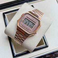 Men's Women's Digital LED Wrist Watch - Champagne - View 4