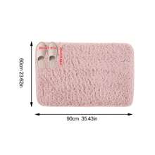 1/2 piezas Alfombras de baño de lujo ultra suaves - Antideslizantes, súper absorbentes y de secado rápido - Cómodos tapetes de piso para ducha, bañera y lavabo