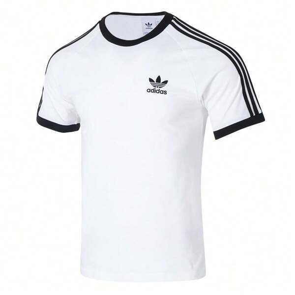 Adidas Originals Men's T-Shirt 3-STRIPES TEE Soft And Comfortable Casual Wear Sports Short Sleeves