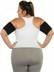 Neoprene Sauna Sweat Arm Bands Compression Sports Arm Sleeves, Workout Elbow Brace Protector Gear For Men And Women Boxing Workout Arm Trimmers Provides Support - Gifts For Women Men