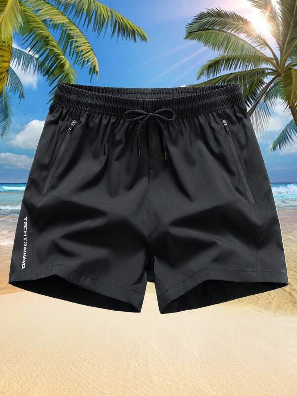 Herren leichte, atmungsaktive und schnelltrocknende Sport-Shorts für Outdoor-Fitness und Lässig-Tragen im Frühling & Sommer