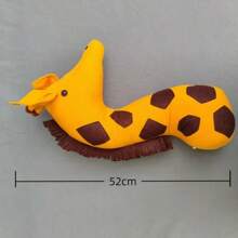 [ INS Hot ] Nordic Style Zebra+Giraffe Wall Decoration 3D Stereoscopic Animal Wall Hanging Room Minimalist Decorative Style