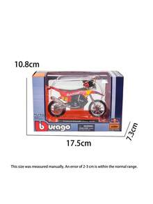 Bburago 1:18 Diecast Motorcycle Model - GASGAS RX450F 2023 Dakar Rally #1 - Adult Collectible Realistic Display, Gift For Men Birthday Christmas - GASGAS RX450F(DAKAR 2023) - View 7