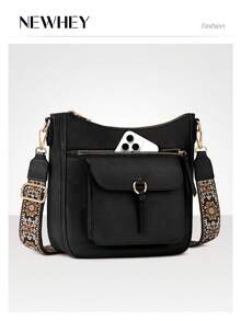 NEWHEY 女士斜挎包 PU 皮革钱包 女士斜挎包 防水单肩包 工作休闲