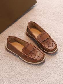 1 Paar Kinder Weichsohlige Bequeme Lässige Schuhe, vielseitige Flache Schuhe für den Outdoor-Gebrauch, Frühling/Herbst