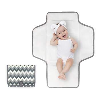 1 pièce Tapis à langer bébé pliable portable et imperméable, pour changement de couches en déplacement