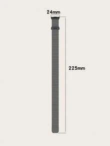 1pc Solid Color Quick Release Magnetic Clasp Stainless Steel Milanese Strap, Compatible With Huawei Watch Fit 3 / Fit 4 - Watch Fit 3/4 - View 4