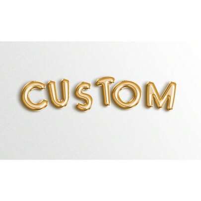 16 Colors Custom Balloon Letters Balloon Phrase Gold Letter Balloons Custom Balloon Banner Balloon LettersDefault Golden Balloon