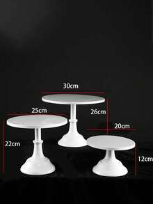 1pc Iron Cake Stand, Suitable For Cupcake Stand, Dessert Display Rack, Wedding And Birthday Party Decoration, Cake Decorations, Dessert Table Decor, Cake Tray, Pastry Rack, Tall White Iron Dessert Table Display Stand, Can Be Used For Buffet And Tea Break Table Setting, Wedding Table Decoration - Multicolor - View 7
