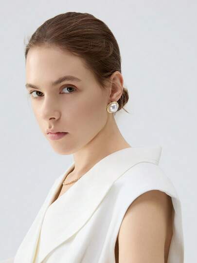 6对/12件套金色时尚耳环套装，欧美风格金属大耳钉组合，女士首饰套装，适合妇女节礼物和搭配的圣诞节配饰，冬季圣诞礼物