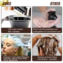 Hair Dye Shampoo 3 In 1, Herbal Shampoo Hair Dye For Women Men, Grey Coverage Shampoo 16.9fl Oz Dark Brown - Brown - View 8