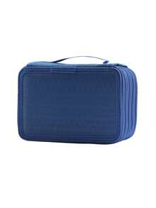 定制姓名大容量铅笔盒多格铅笔袋便携式化妆包带提手办公牛津布铅笔盒学生适用 - 适合美术和绘画大容量铅笔袋可爱、复古、卡通、卡哇伊、定制、个性化、独特、个性化、定制、员工、客户、学生、商务/工作/办公、学校、度假氛围、初中生、高中生、大学生、大一、大二学生 - 彩色 - 查看 22