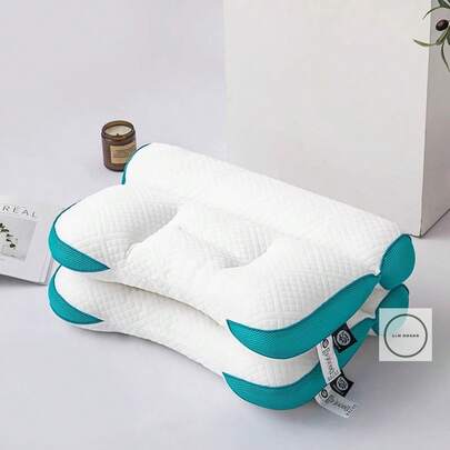 2pz Almohada de alta calidad que brinda apoyo para dormir(40*58cm) - Lavable a máquina, transpirable, suave y cómoda almohada para el cuello que proporciona comodidad y relajación óptimas - Ideal para dormir de lado y boca arriba, adecuada para todas las estaciones