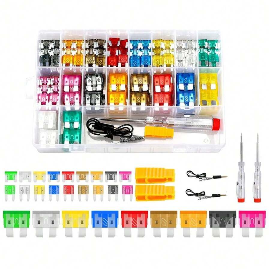 306PCS Car Blade Fuses Assortment Kit Assorted Blade Auto Car Truck Automotive