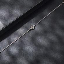 WOSTU 1pc 925 Sterling Silver 0.5 Carat Moissanite Adjustable Bracelet, Encrusted, Women's Anniversary & Love Gift - MSB028 - View 7