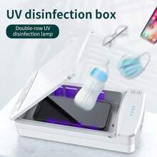 RAF Caixa de Desinfecção Portátil USB Para Celular, Desinfetante de Ferramentas de Salão de Manicure, Adequado Para Manicure Doméstica e de Salão, Esterilizador UV Compacto e Multifuncional Para Têxteis, Metais, Plásticos, Eletrônicos, Ferramentas Cosméticas, Vidro e Cerâmica
