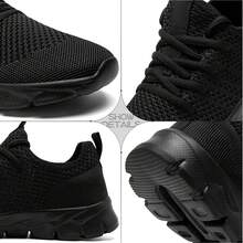 Mens Running Shoes Fashion Sneakers Tennis Walking Shoes Lightweight Athletic Gym Workout Shoes-2025 - 白色 - 查看 3