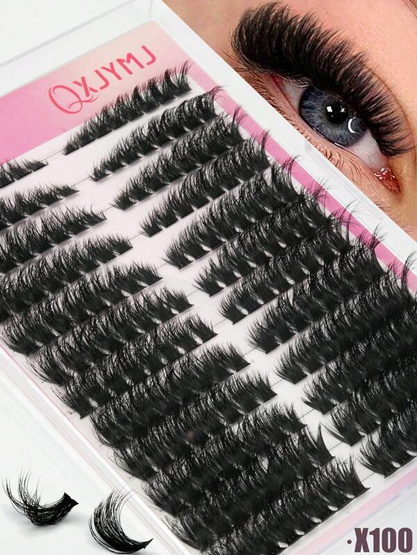 192 piezas de pestañas postizas en forma de abanico D-Curl de longitud mixta de 2-16mm, con efecto 3D para maquillaje DIY, de material suave de pelo de marta, adecuado para principiantes y profesionales, regalo ideal para el Día de la Madre, Pascua, San Valentín, festival de música, Navidad, Nochebuena, Acción de Gracias